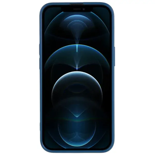 Kryt na iPhone 12 Pro Max gumový modry