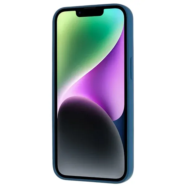 Kryt na iPhone 14 Plus gumový modrý