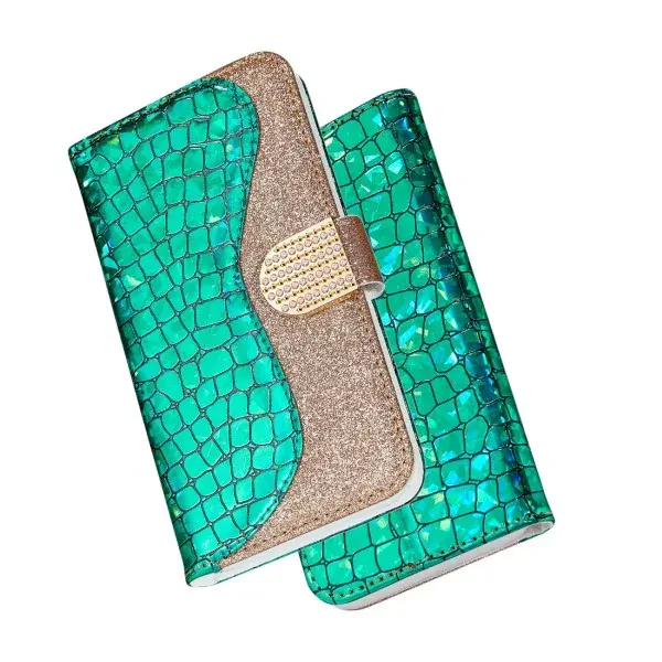 Púzdro pre iPhone 12 / 12 Pro Glitter zelené