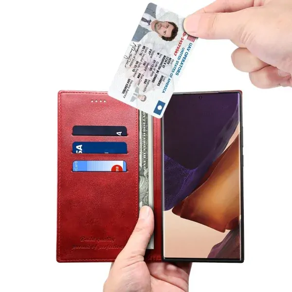 Puzdro na Samsung Galaxy Note 20 Ultra SUTENI červené