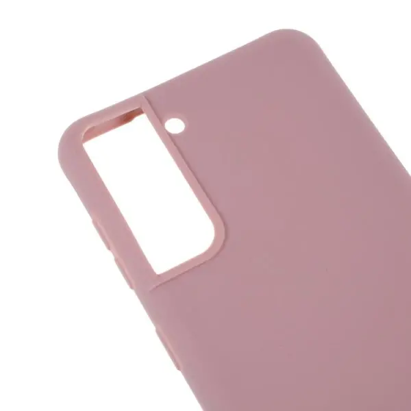 Kryt na Samsung Galaxy S21 gumový so šnúrkou na krk ružový