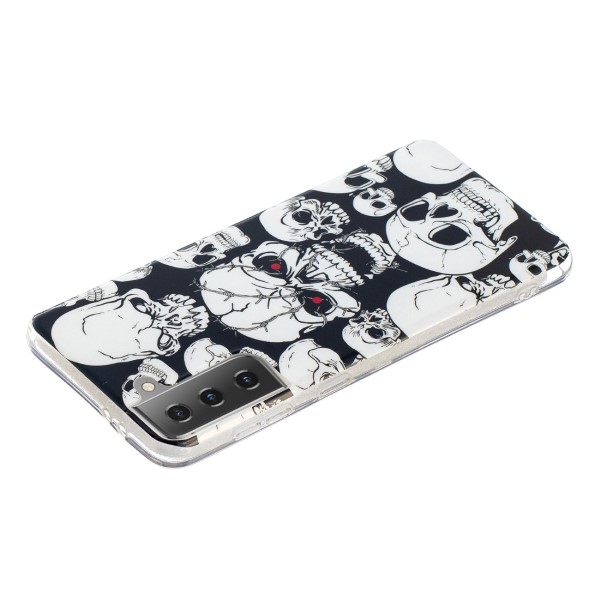 Kryt na Samsung Galaxy S21 svietiaci Lebky