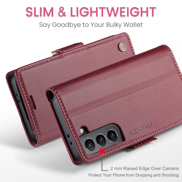 Puzdro na Samsung Galaxy S21 Plus CASEME smooth červené