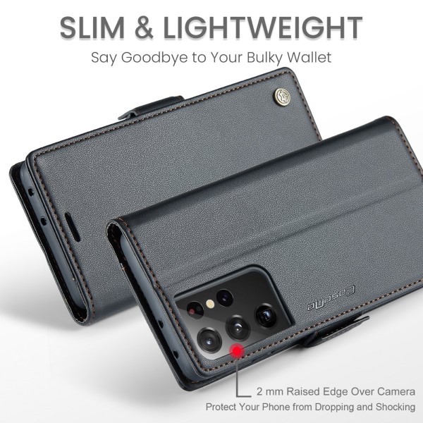 Puzdro na Samsung Galaxy S21 Ultra CASEME smooth čierne