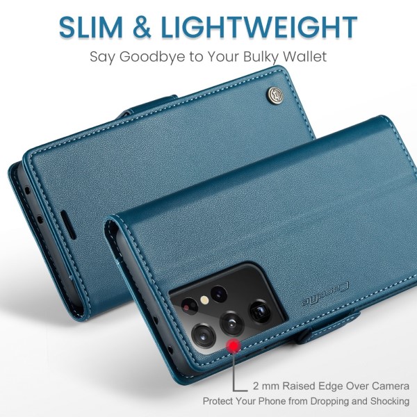 Puzdro na Samsung Galaxy S21 Ultra CASEME smooth modré