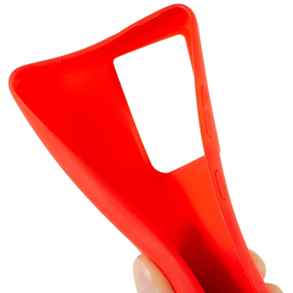 Kryt na Samsung Galaxy S21 Ultra Silikónový červený