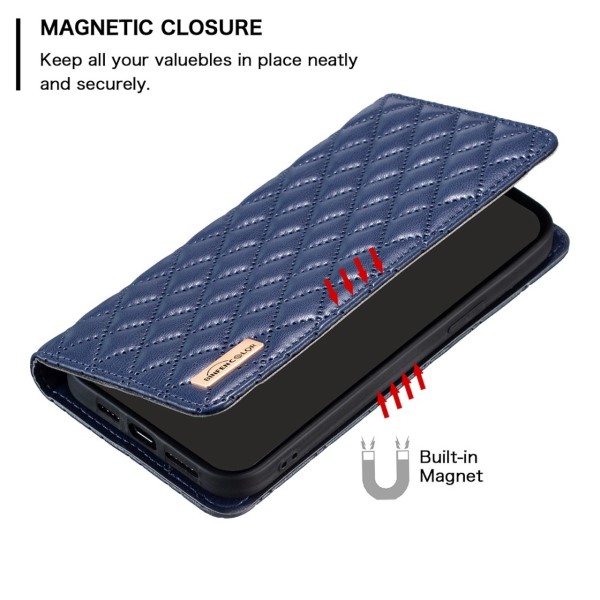 Puzdro na Samsung Galaxy S21 Ultra Binfen Luxury modré
