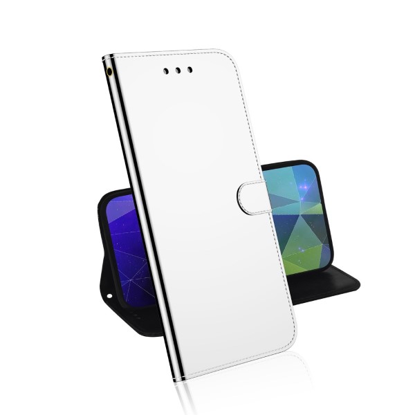 Puzdro na Samsung Galaxy S21 FE Zrkadlové strieborné
