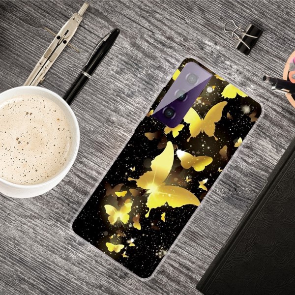 Kryt na Samsung Galaxy S21 FE Motýľ