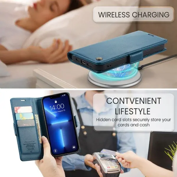 Púzdro na iPhone 13 Pro Max CASEME smooth modré