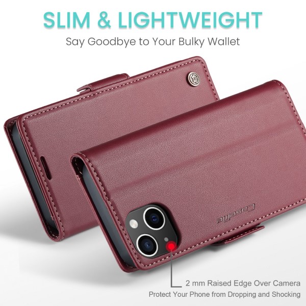 Púzdro pre iPhone 13 Mini CASEME smooth červené