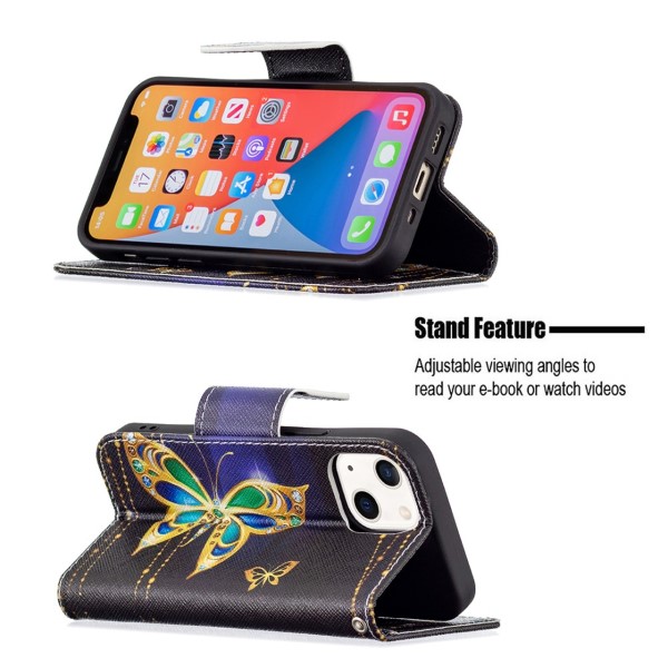 Púzdro pre iPhone 13 Mini Motýľ čierne