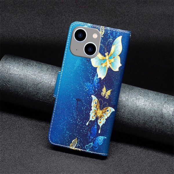 Puzdro na iPhone 14 Plus Motýľ modré