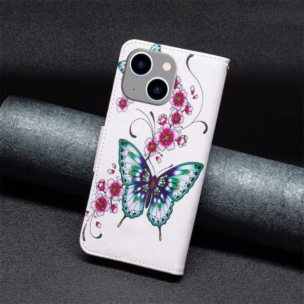 Puzdro na iPhone 14 Plus Motýľ bielej
