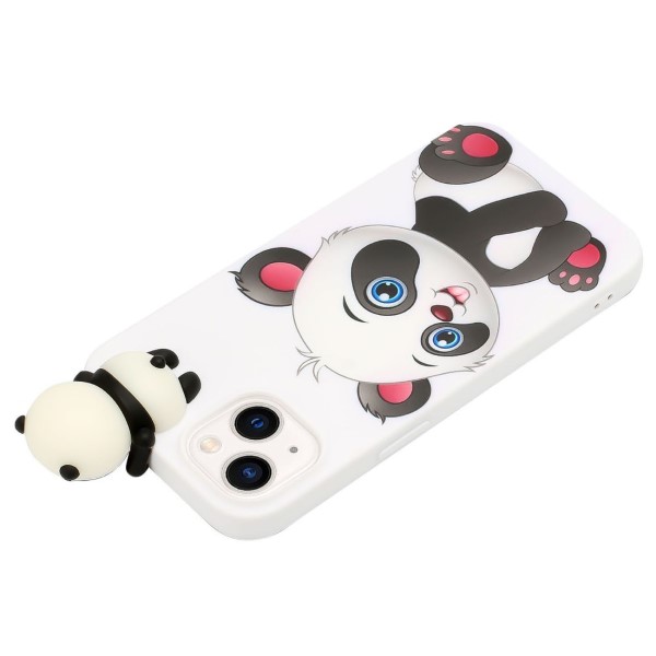 Kryt na iPhone 14 Plus 3D panda biely