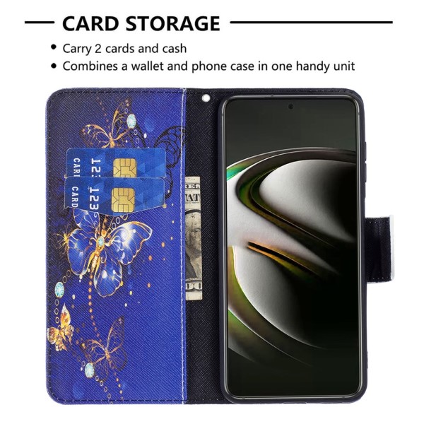 Puzdro na Samsung Galaxy S22 Motýľ fialové