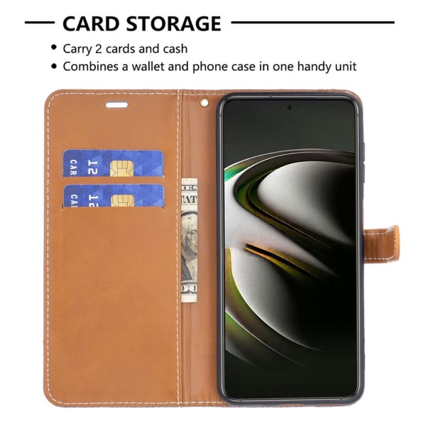 Puzdro na Samsung Galaxy S22 Jeans šedé