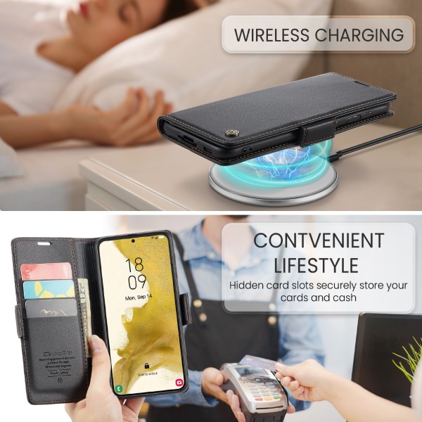 Puzdro na Samsung Galaxy S22 Plus CASEME smooth čierne