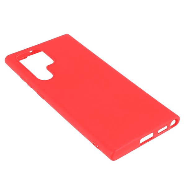 Kryt na Samsung Galaxy S22 Ultra Silikónový červený