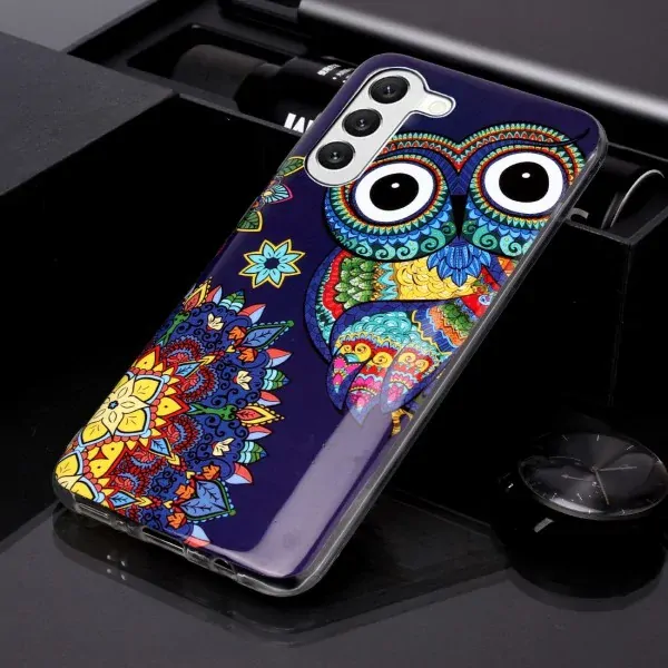 Kryt na Samsung Galaxy S23 svietiaci Sova
