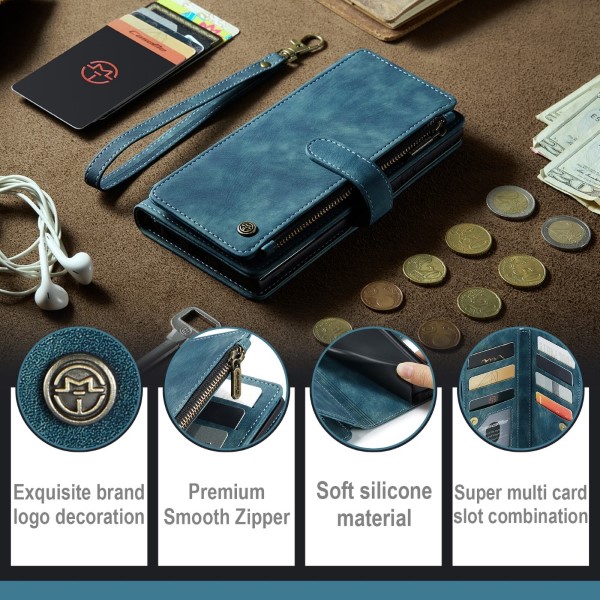 Puzdro na Samsung Galaxy S23 Ultra CASEME Deluxe modré