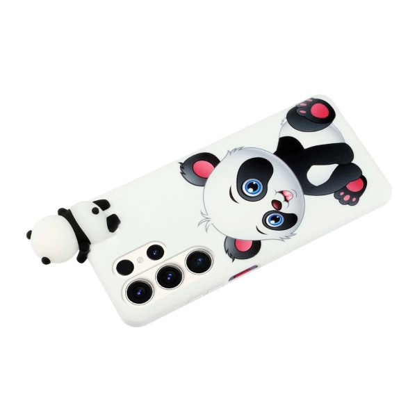 Kryt na Samsung Galaxy S23 Ultra 3D Panda biely