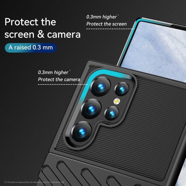 Kryt na Samsung Galaxy S23 Ultra gumový Anti-Scratch čierny