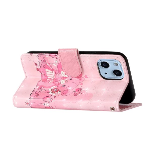 Púzdro pre iPhone 13 Mini Medvedík ružové