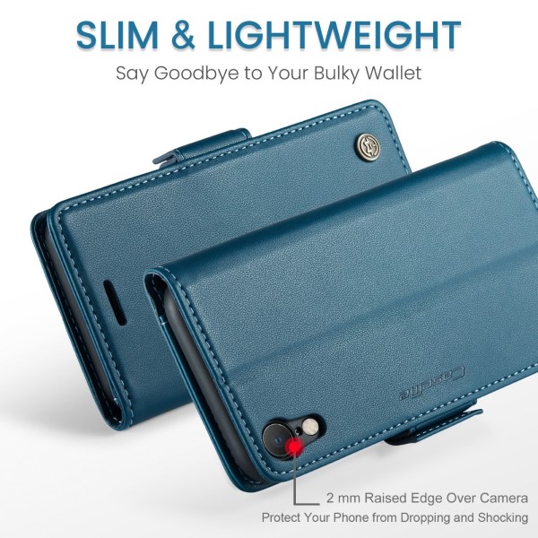 Púzdro pre iPhone Xr CASEME Smooth modré