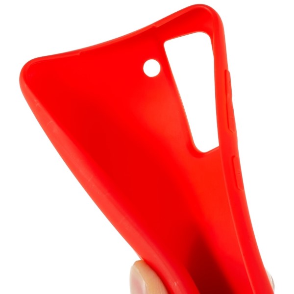 Kryt na Samsung Galaxy S21 FE gumový červený