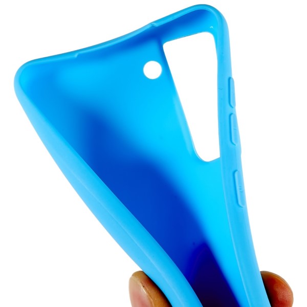 Kryt na Samsung Galaxy S21 FE gumový modrý