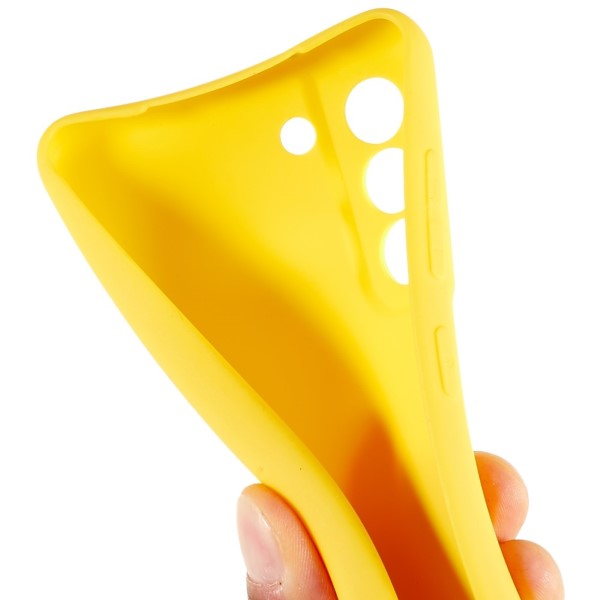 Kryt na Samsung Galaxy S21 FE gumový žltý
