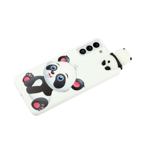 Kryt na Samsung Galaxy S22 Plus 3D Panda biely