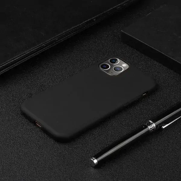 Kryt na iPhone 11 Pro Max gumový Premium čierny
