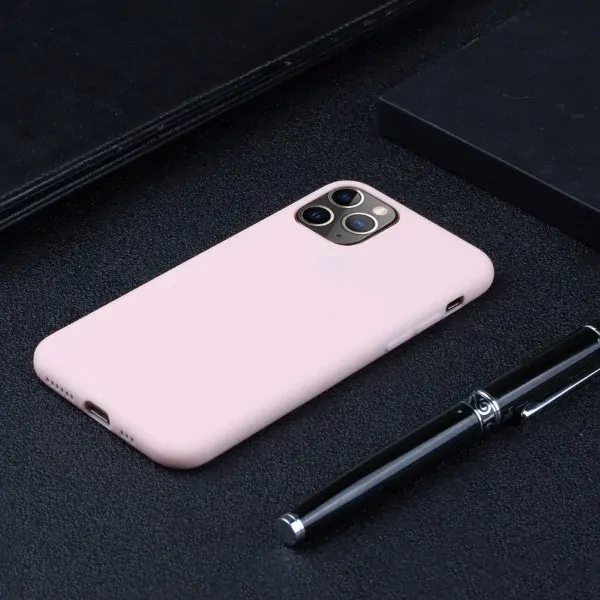 Kryt na iPhone 11 Pro Max gumový Premium ružový