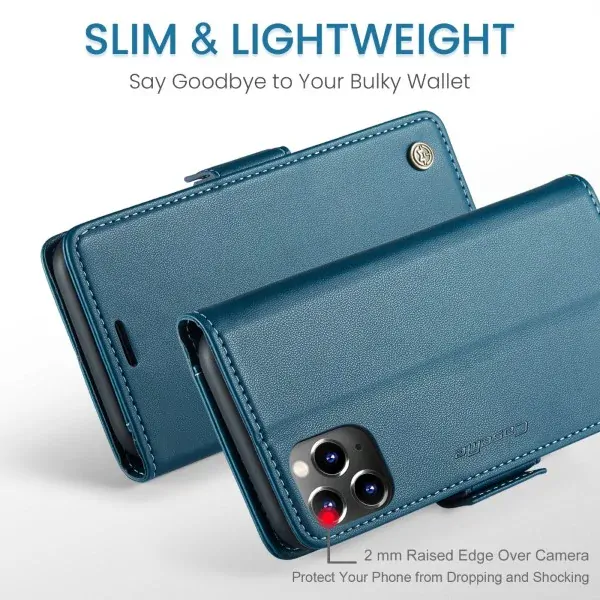 Púzdro na iPhone 11 Pro Max CASEME smooth modré