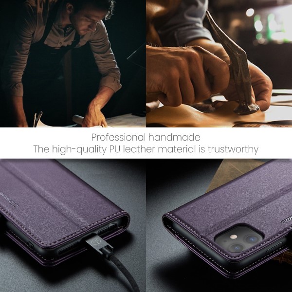 Púzdro pre iPhone 11 CASEME Smooth fialové