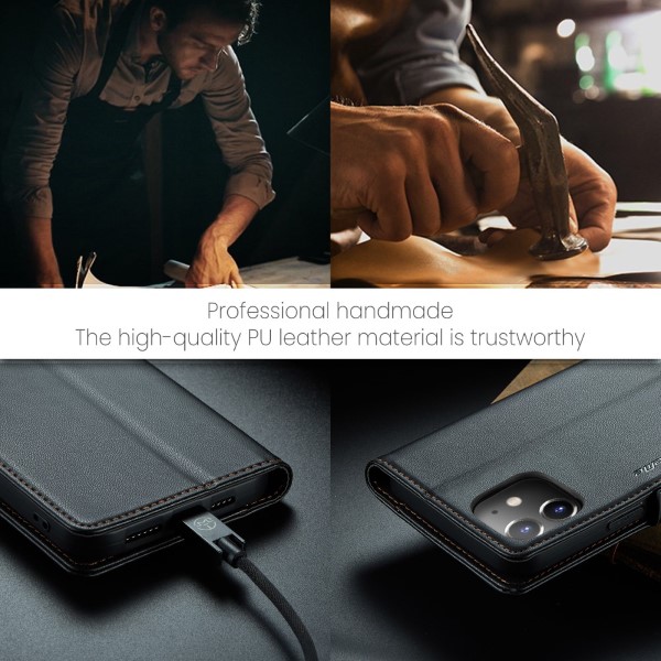 Púzdro pre iPhone 12 Mini CASEME Smooth čierne