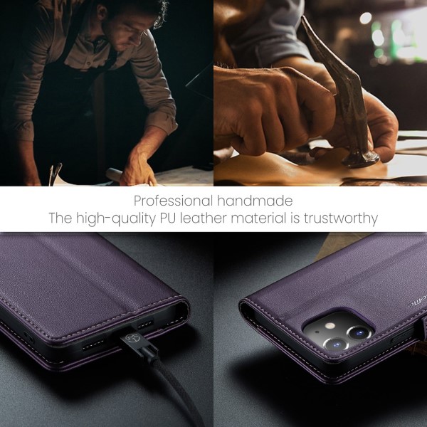 Púzdro pre iPhone 12 Mini CASEME Smooth fialové