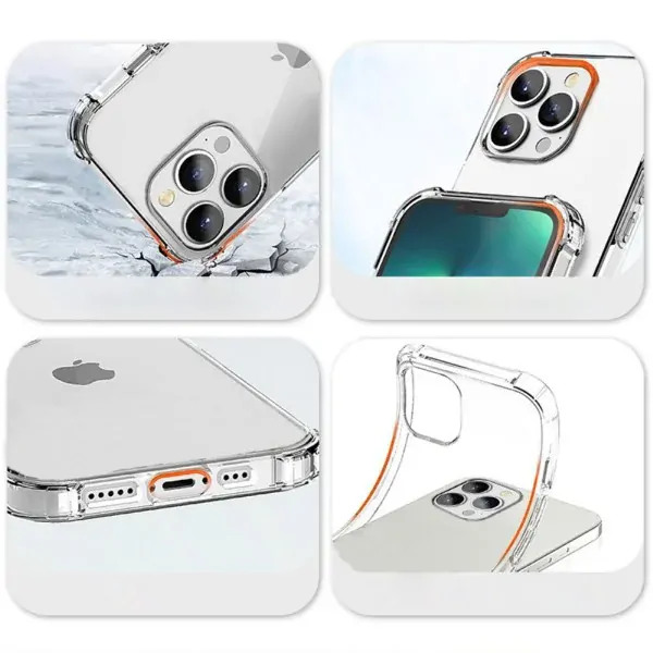 Kryt na iPhone 15 Pro gumový Premium číry