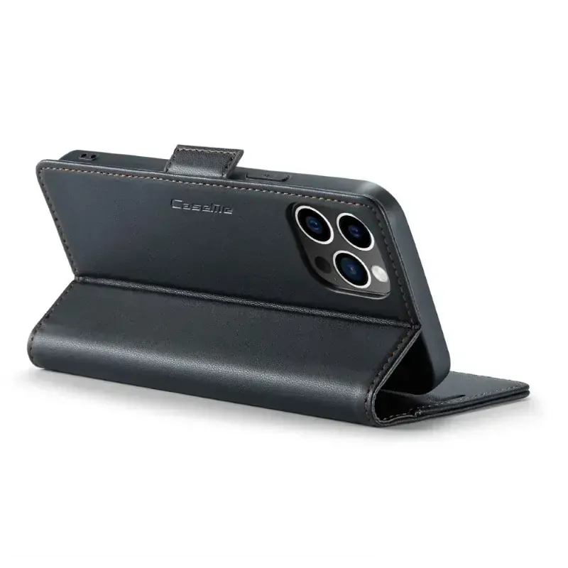 Púzdro pre iPhone 12 / 12 Pro CASEME smooth čierne