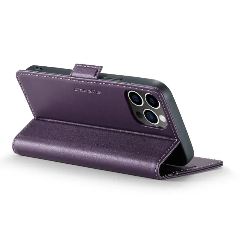 Púzdro pre iPhone 12 / 12 Pro CASEME smooth fialové