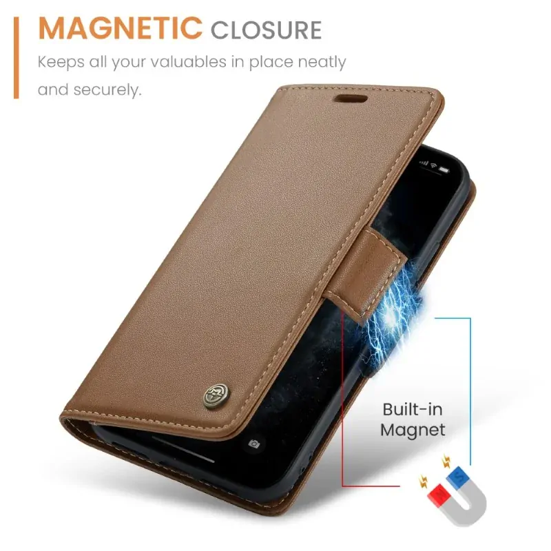 Púzdro pre iPhone 11 Pro CASEME smooth hnedé