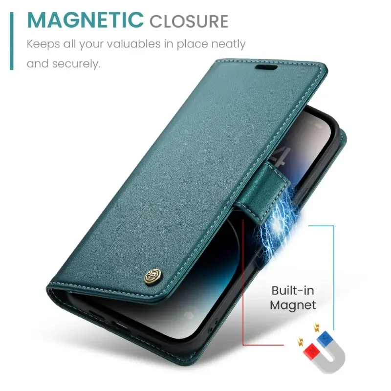 Púzdro na iPhone 15 Pro Max CASEME Smooth zelené