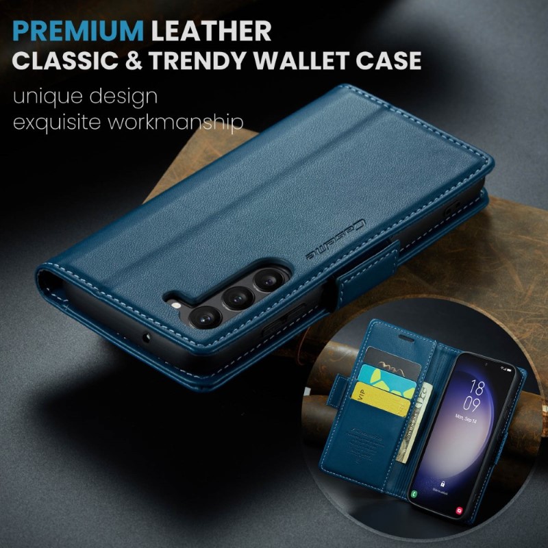 Puzdro na Samsung Galaxy S24 Plus CASEME smooth modré