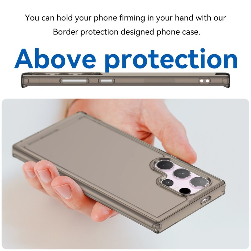 Kryt na Samsung Galaxy S24 Ultra Gumový Candy sivý