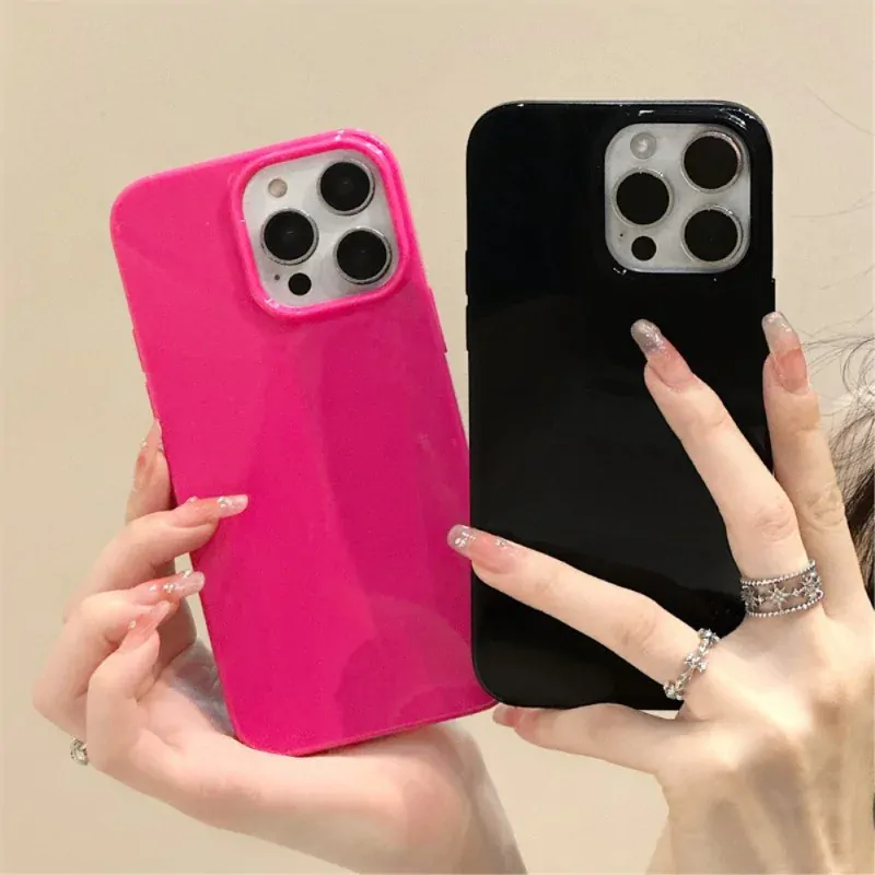 Kryt na iPhone 15 Pro gumový Candy ružový