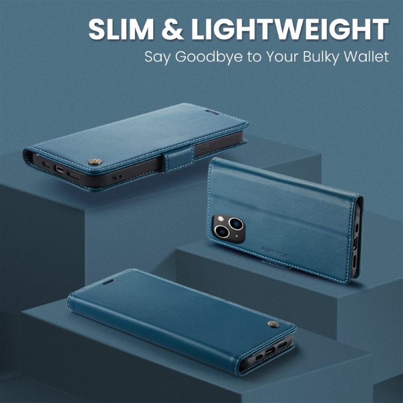 Puzdro na iPhone 13 CASEME smooth modré
