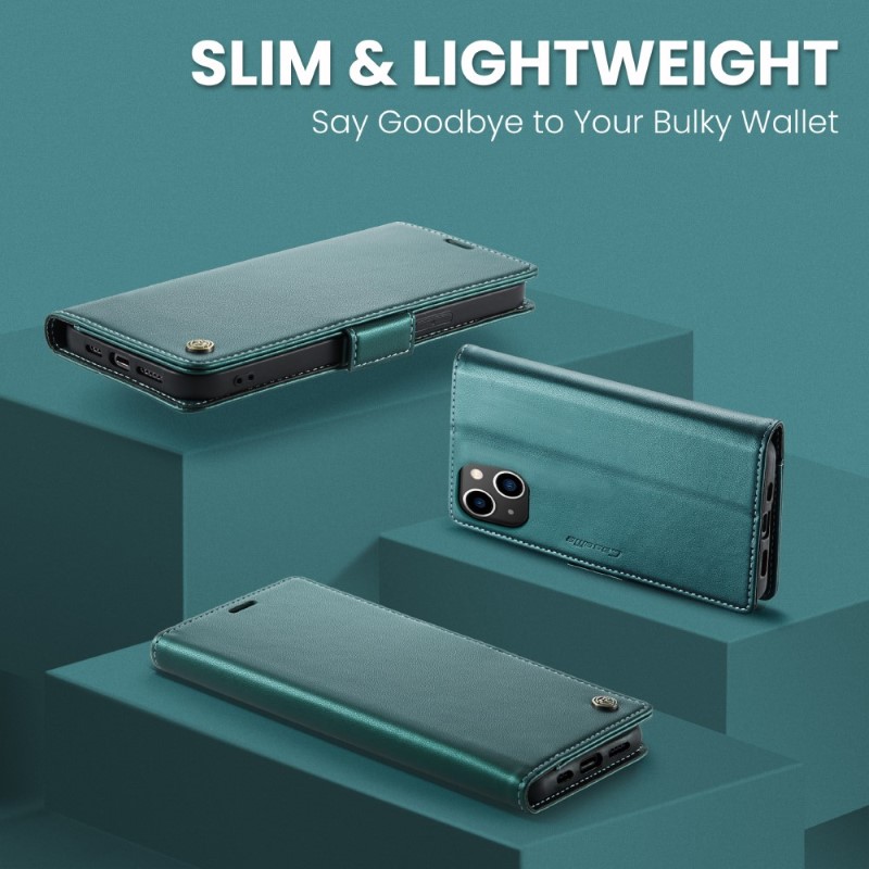 Púzdro na iPhone 14 CASEME Smooth zelené