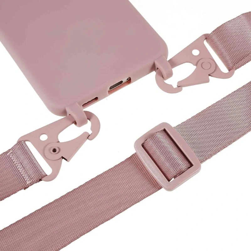 Kryt na Samsung Galaxy S22 gumový so šnúrkou na krk staroružový